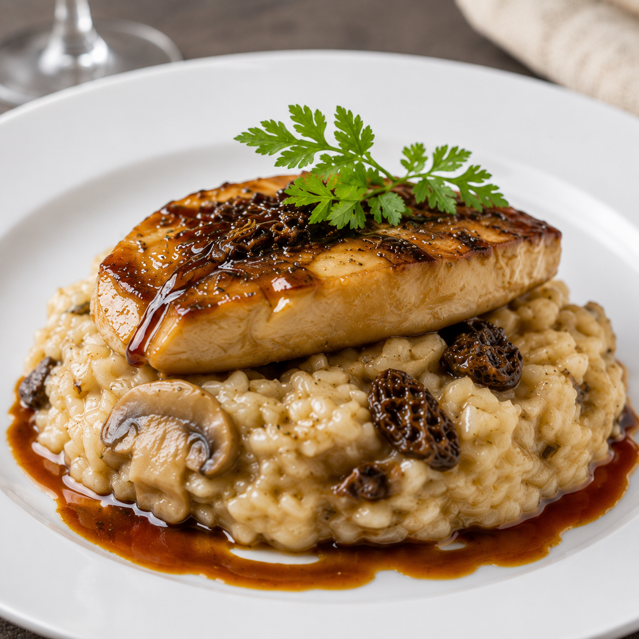Risotto au poulet